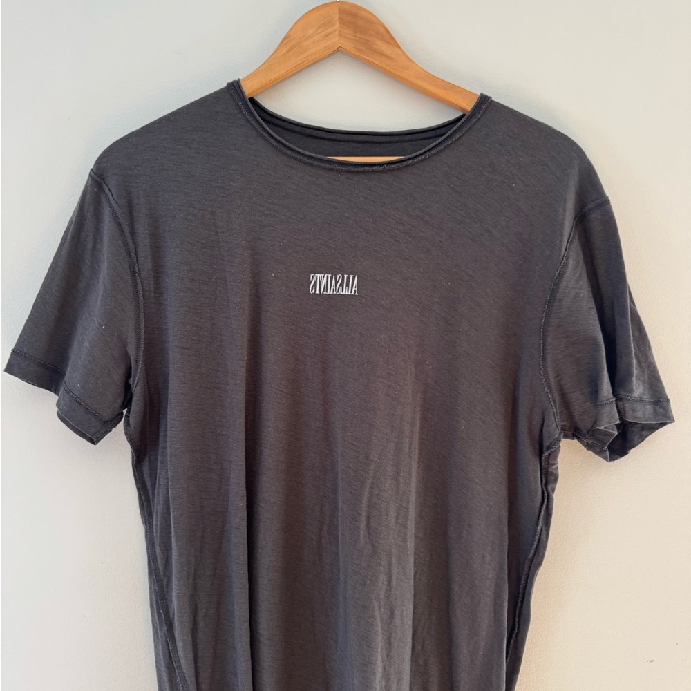 All Saints Brown Short Sleeve Tee